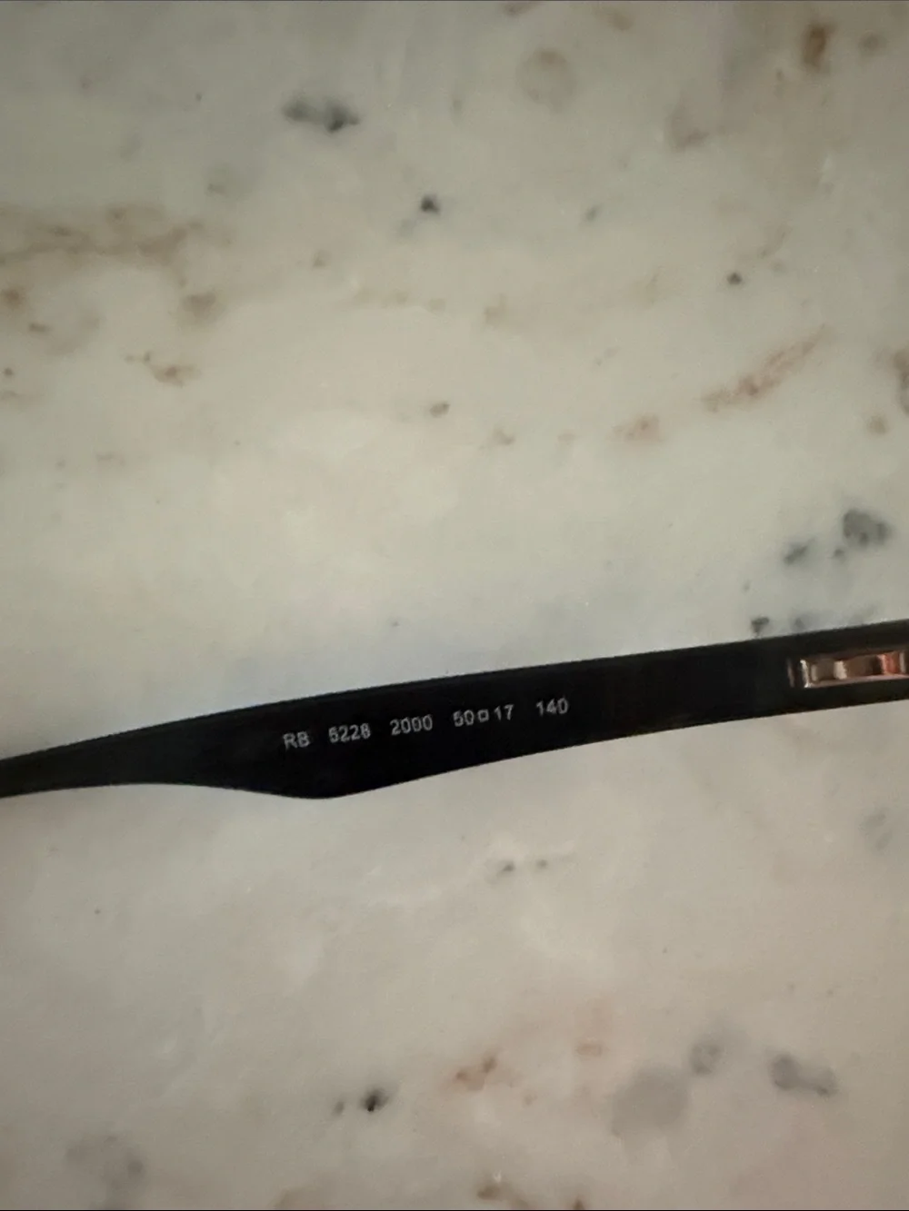 Ray Ban Classic Black Rectangular Glasses 5228